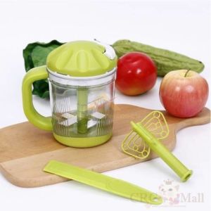 Multiprocessor İp Çekmeli El Rondosu 5 Bıçak Domates,Soğan Doğrayıcı Karıştırıcı Kabuk Soyucu Rondo