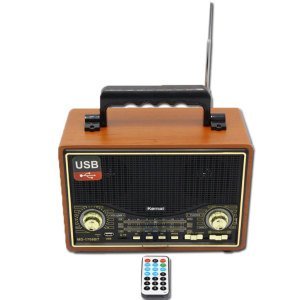 Kemai MD-1706BT Bluetooth Usb/Tf/Sd Fm Nostaljik Radyo Aux Girişli Kumandalı Portatif Müzik Çalar