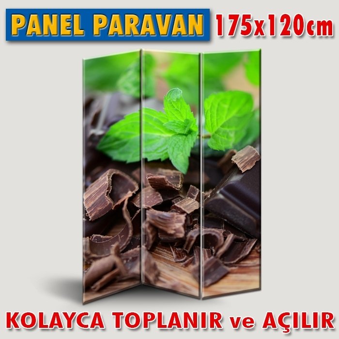 GÖRSELLİ KATLANIR PANEL BÖLME SİSTEMİ - ÇİKOLATA TADI