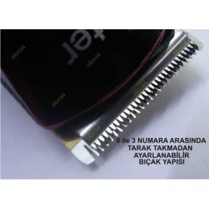 İnter Turbo Saç Sakal Tıraş Makinesi,Profesyonel Şarjlı-Fişli
