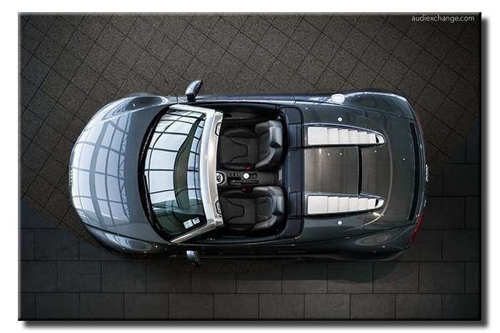 KUŞ BAKIŞI AUDI 6 değişen ölçü ORİJİNAL KANVAS TABLO