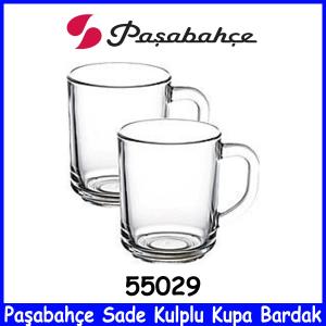 Paşabahçe Sade Kulplu Fincan Bardak Kaliteli Cam Ürün Şık Tasarım