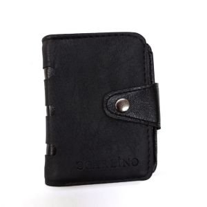 24 KARTLIK, HAKİKİ DERİ KALİTESİNDE 20 KARTLIK KREDİ KART CÜZDANI 10 CM X 8 CM