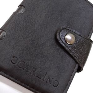 24 KARTLIK, HAKİKİ DERİ KALİTESİNDE 20 KARTLIK KREDİ KART CÜZDANI 10 CM X 8 CM