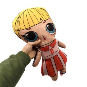 Lol Bez Bebek Yumuşak Dokulu Oyuncak Lol Karakter Bebek 44cm Kumaş Bebek