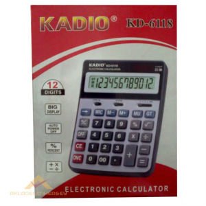 KADIO 6118 BÜYÜK BOY METAL YÜZEY HESAP MAKİNESİ