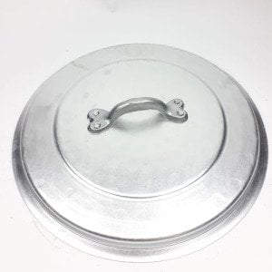 24 Cm Kapaklı Saplı Alüminyum Natural Tencere Yerli Üretim