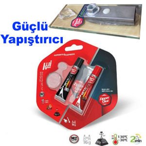 Dünyanın En Kuvvetli Metal Yapıştırıcısı 16gr Zipper Metal Glue Mükemmel Yapıştırıcı Tutkal