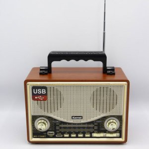 Kemai MD-1706BT Bluetooth Usb/Tf/Sd Fm Nostaljik Radyo Aux Girişli Kumandalı Portatif Müzik Çalar
