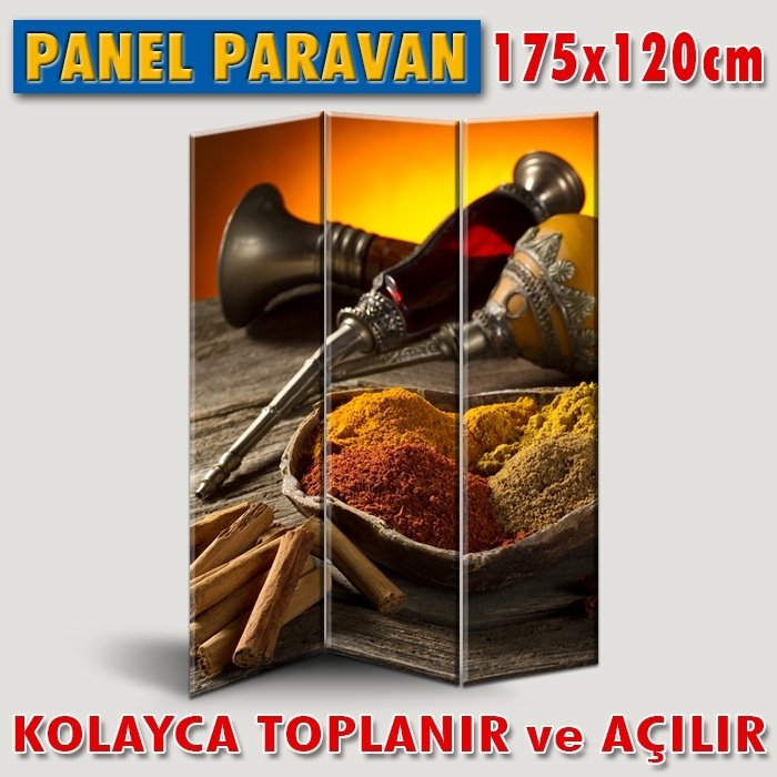GÖRSELLİ KATLANIR PANEL BÖLME SİSTEMİ - BAHARAT TADI