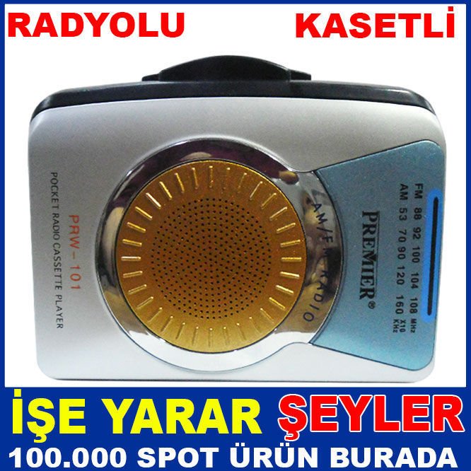 HOPARLÖRLÜ RADYOLU TEYP TAŞINABİLİR KASET ÇALAR