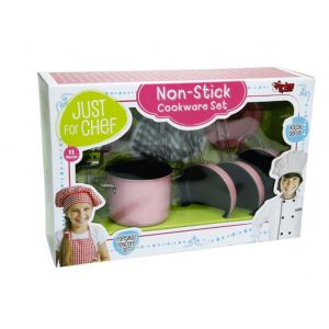 Emaye 11 Parça Yapışmaz Tencere Seti Oyuncak