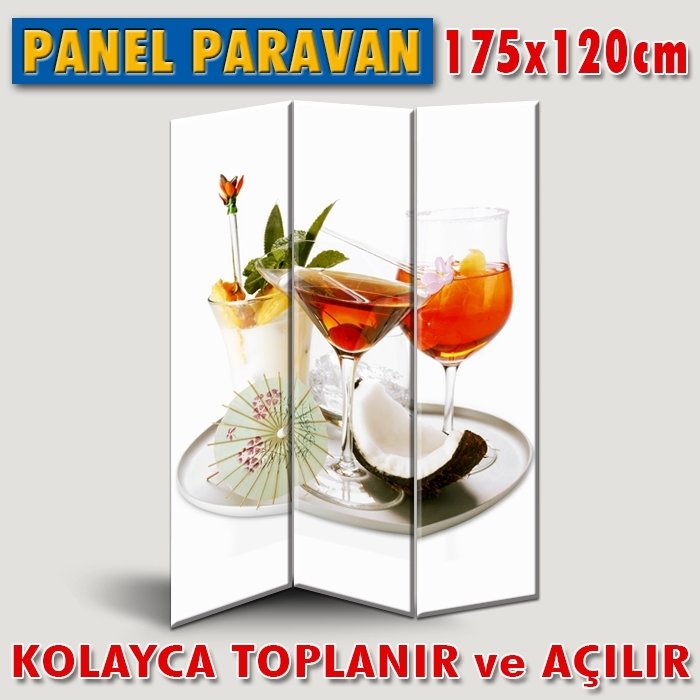 GÖRSELLİ KATLANIR PANEL BÖLME SİSTEMİ - TROPİKAL KOKTEYL 4