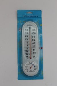 Şık Görünümlü Nem Ölçer Panelli Termometre