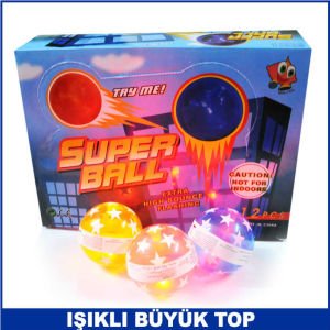 Oyuncak Işıklı Top - Plastik Top Küçük - Kaliteli ve Dayanaklı