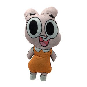 Sevimli Tavşan Bez Bebek Yumuşak Dokulu Oyuncak Bebek 43cm Kumaş Bebek