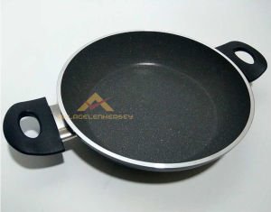 EZME ALÜMİNYUM GRANİT DÖKÜM ÇİFT KULP TAVA 22cm