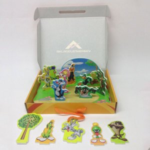 Lisanslı Ürün Looney Tunes 3D Oyun Parkı 15 Parça Kurşun Asker Tarzı Bugs Bunny ve Arkadaşları
