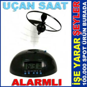 UÇAN PERVANEYİ YERİNE TAKMADAN SUSMAYAN ALARMLI SAAT ACURA ALARMLI DİJİTAL UÇAN PERVANELİ ÇALAR SAAT
