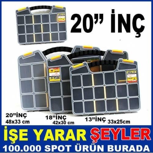 20''MEGA ORGANİZER TAKIM ÇANTASI 48x33cm ÇOK GÖZLÜ BÖLMELERLE