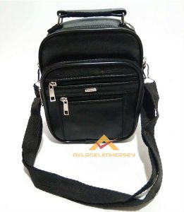 3lüSET FERMUARLI PU DERİ ERKEK ASKILI EL ÇANTASI