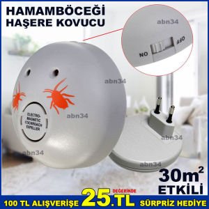 Rikon RKN-07 Elektromanyetik Böcek Kovucu 30m² Alanı Kapsayan Böcek ve Haşere Kovucu 3-9 Watt