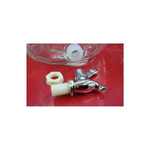 Metal Ferforje Ayaklı Musluklu Cam Damacana,Kabartma Yazılı Cam Sebil 8 Litre Musluklu Cam Damacana