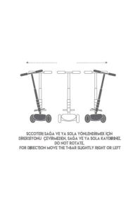 Torutoys Twist Işıklı Scooter Pembe