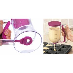 Ölçekli Tam Otomatik Orantılı Hamur Dağıtıcı Sos Dökücü Dispenser Kolay Pankek Yapma Makinesi