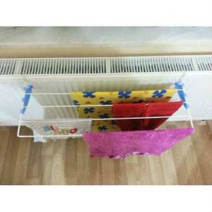 Her Kalorifere Takılan 70cm Çamaşır Askısı 5 Telli Portatif Kalorifer Tipi Hızlı Çamaşır Kurutmalığı