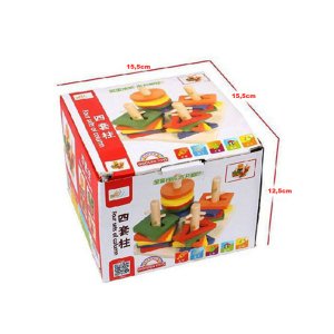 22 Parça Ahşap Mıknatıslı ve Oltalı Çocuklar İçin Zeka Geliştirme Oyuncağı