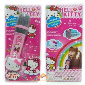 HELLO KİTTY MÜZİKLİ SESLİ KARAOKE MİKROFONU