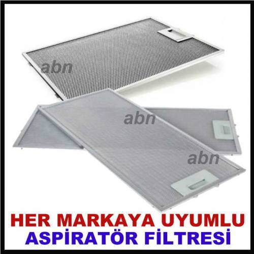 Her Marka,Model Ankastre-Aspiratöre Uyumlu Üniversal Aspiratör Filtresi Alüminyum Kartuş Filtre