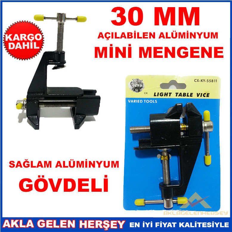 30 MM AÇILABİLEN ALÜMİNYUM GÖVDELİ MİNİ MENGENE