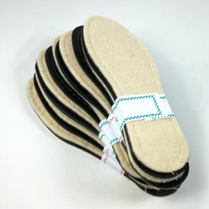 Erkeklere Özel Üretim Doğal Ayakkabı Keçesi Kaymaz Toplanmaz