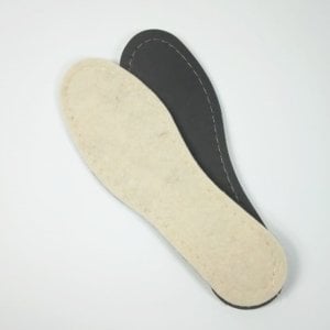 Erkeklere Özel Üretim Doğal Ayakkabı Keçesi Kaymaz Toplanmaz