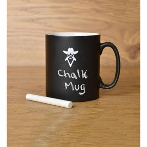 Tebeşirle Yazı Yazılan Kupa Bardak Blackboard Brew Üzerine Not Yazılan Kupa