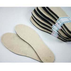 Erkeklere Özel Üretim Doğal Ayakkabı Keçesi Kaymaz Toplanmaz