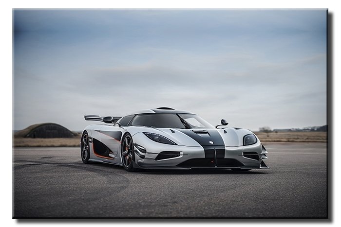 KOENİGSEGG AGERA 6 değişen ölçü ORİJİNAL KANVAS TABLO