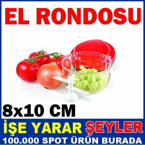 PRATİK ÇİFT ÇELİK BIÇAKLI AVUÇ İÇİ MANUEL EL RONDOSU DOĞRAYICI