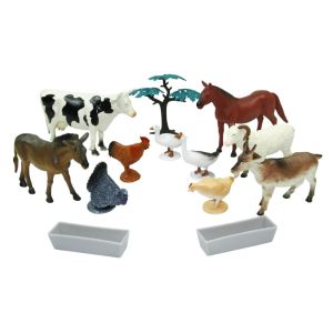 23Cm Kovada 13 Parça Çiftlik Hayvanları Seti