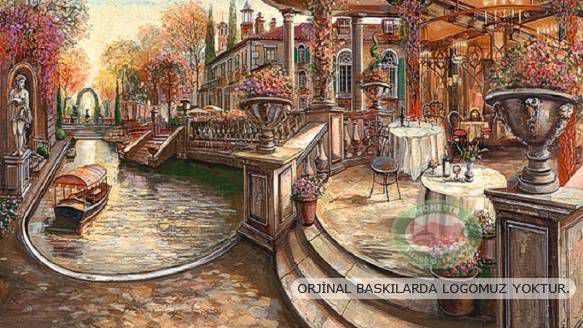 100x70cm ÇERÇEVELİ CANVAS TABLO FANTASY A01013