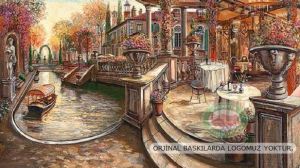100x70cm ÇERÇEVELİ CANVAS TABLO FANTASY A01013