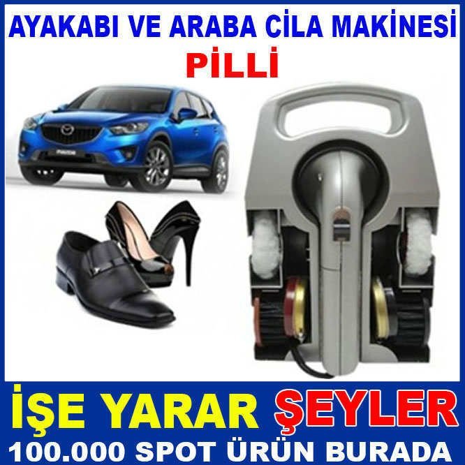 PİLLİ AYAKKABI BOYAMA VE ARABA CİLASI MAKİNESİ