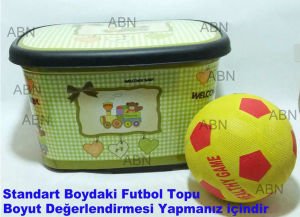 WELCOME BABY 45x33cm TÜM ÇEVRESİ ve KAPAĞI DESENLİ OYUNCAK KUTUSU ÇOK AMAÇLI KAPAKLI MALZEME KUTUSU