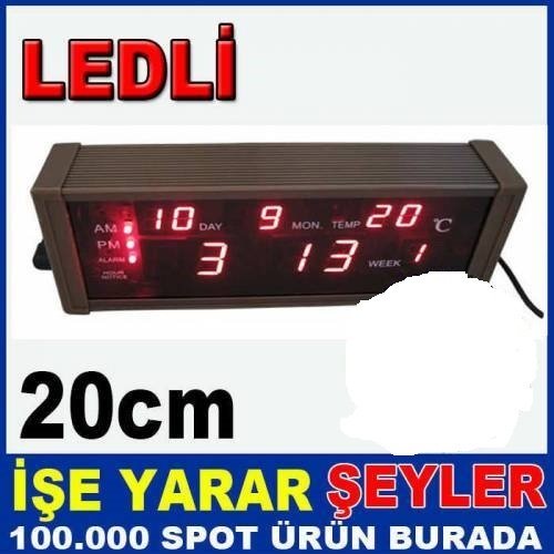 Watton Wt-135 Led Alarmlı Dijital Masa Saati