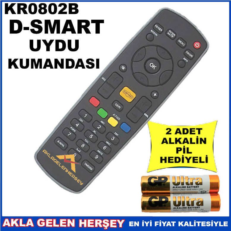 DSMART UYDU CİHAZI Receiver KUMANDASI KR0802B