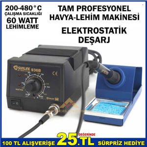 ISI KONTROLLÜ STANDLI PROFESYONEL LEHİM MAKİNESİ