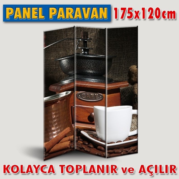 GÖRSELLİ KATLANIR PANEL BÖLME SİSTEMİ - KAHVE ESTETİK & TAD 4
