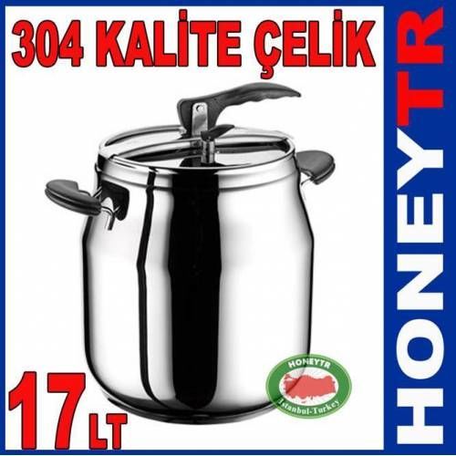 17 LT DÜDÜKLÜ TENCERE TÜRKİYEDEKİ EN BÜYÜK BOY